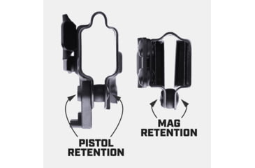 Image of Tacticon Armament Deep Concealment Pistol Holster w/ Mag Holster, Left Handed, Black, SW940IWBLH