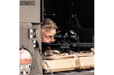 Image of Tacticon Armament Falcon V3 3-9x32mm 30mm Tube Second Focal Plane Rifle Scope, Illuminated Mil-Dot Reticle, Black, FALCV39x32