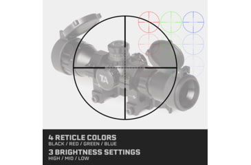 Image of Tacticon Armament Falcon V3 3-9x32mm 30mm Tube Second Focal Plane Rifle Scope, Illuminated Mil-Dot Reticle, Black, FALCV39x32