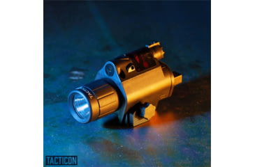 Image of Tacticon Armament Firefly V1 Pistol and Rifle Laser/Flashlight Combo, Red Laser, Black, FRL10