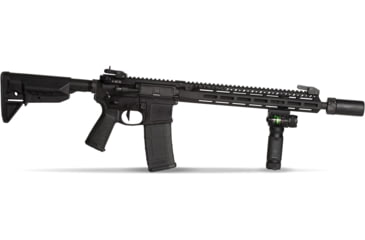 Image of Tacticon Armament Firefly V3 Rifle Foregrip with Light and Laser, Green Laser, Black, FGL30