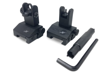 Image of Tacticon Armament Flip Up Iron Sights, Black, TABUIS20