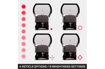 Image of Tacticon Armament Predator V2 Red/Green Dot Reflex Sight, Black, PRDV200