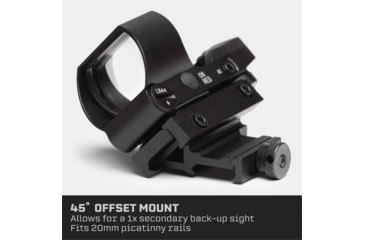 Image of Tacticon Armament Predator V2 Red/Green Dot Reflex Sight, Black, PRDV200