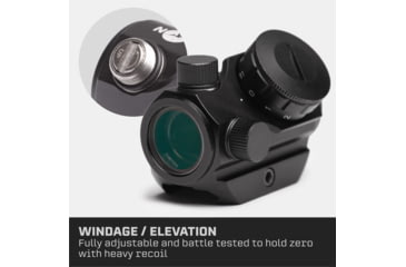 Image of Tacticon Armament Predator V3 Tactical Optic Micro Red Dot Sight, Black, PRDV300