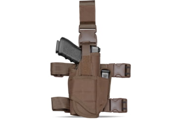 Image of Tacticon Armament Universal Drop Leg Holster, Right Handed, Coyote Brown, DLGHCBRH