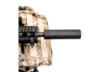 Image of Tacticool22 Barrel Shroud Threaded, 1/2-28 TPI, 4.5in, Black, TBS-1/2-28 4.5 Inch