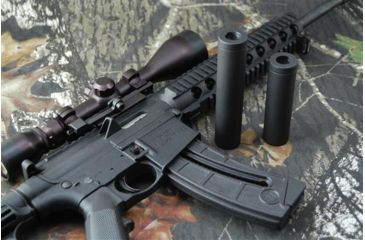 Image of Tacticool22 Barrel Shroud Threaded, 1/2-28 TPI, 4.5in, Black, TBS-1/2-28 4.5 Inch