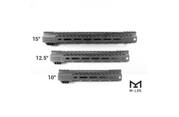 Image of Tacticool22 Free Float Handguard, M-LOK, Picatinny Top Rail, Smith &amp; Wesson M&amp;P15-22, 10 inch, Black, HG-10MLKRAIL-MP1522