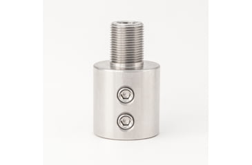Image of Tacticool22 Threaded Barrel Adapter For 1/2in Barrels, 1/2-28, Silver, TBE - GEN1 - 500 - SST