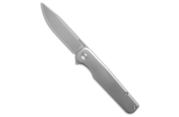 Image of Tactile Knife Co. Tactile Knife Co. Rockwall V2 Liner Lock Knife Titanium 3.4&quot; SW MagnaCut*DISC*, Gray, CPM MagnaCut, adult, BHQ-223903