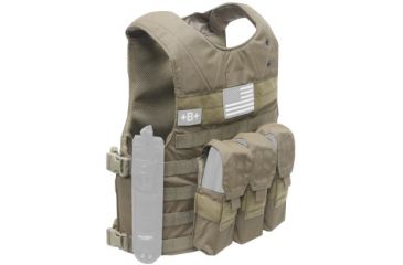 Image of TAG Combat Aggressor Armor Carrier Vest - Lg/Xl, Coyote Tan