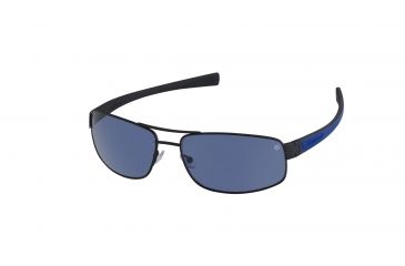 Image of Tag Heuer 0251 Bifocal Prescription Sunglasses, Matte Black Frame - Cobalt Blue/Black Temples Frame, Polarized Watersport Lens, 0251-404BI