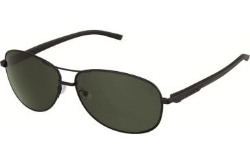 Image of Tag Heuer 0884 Bifocal Prescription Sunglasses, Black Frame - Black Temples Frame, Polarized Precision Green Lens, 0884-311BI