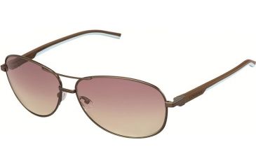 Image of Tag Heuer 0884 Bifocal Prescription Sunglasses, Dark Frame - Havana/Light Blue Temples Frame, Photochromic Gradient Brown Lens, Photochromic-0884-115BI