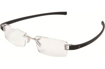 Image of Tag Heuer 7102 Bifocal Prescription Eyeglasses, Pure Frame - Black Temples Frame, Clear Lens-7102-001BI