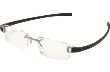 Image of Tag Heuer 7102 Bifocal Prescription Eyeglasses, Ruthenium Frame - Black Temples Frame, Clear Lens-7102-011BI