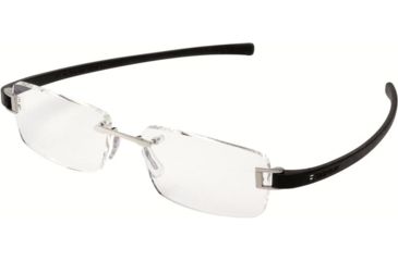 Image of Tag Heuer 7106 Bifocal Prescription Eyeglasses, Pure Frame - Black Temples Frame, Clear Lens-7106-001BI