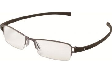 Image of Tag Heuer 7203 Single Vision Prescription Eyeglasses, Chocolate Ceramic Frame - Havana Temples Frame, Clear Lens-7203-005SV