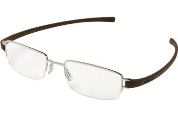 Image of Tag Heuer 7205 Single Vision Prescription Eyeglasses, Pure Frame - Havana Temples Frame, Clear Lens-7205-004SV