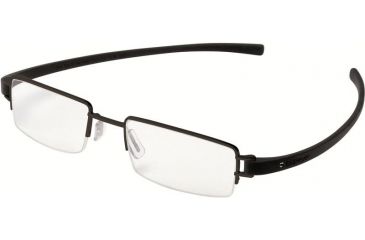 Image of Tag Heuer 7206 Bifocal Prescription Eyeglasses, Black Ceramic Frame - Black Temples Frame, Clear Lens-7206-011BI