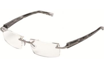 Image of Tag Heuer 8102 Progressive Prescription Eyeglasses, Ruthenium Frame - Storm Temples Frame, Clear Lens-8102-002PR