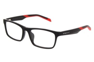 Image of Tag Heuer B. Urban 0555 Progressive Prescription Eyeglasses, Matte Black Frame, 0555-005PR