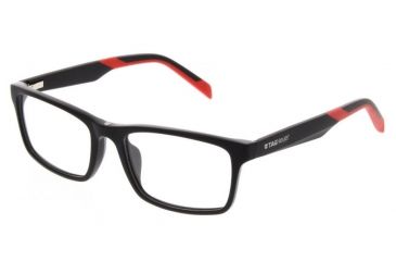 Image of Tag Heuer B. Urban 0555 Progressive Prescription Eyeglasses, Shiny Black Frame, 0555-006PR