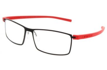 Image of Tag Heuer Black Frame - Red Temples, 3901-002