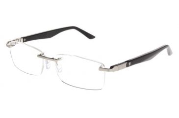Image of Tag Heuer Legend Acetate Rimless 9341 Progressive Prescription Eyeglasses, Carbon Frame, 9341-005PR