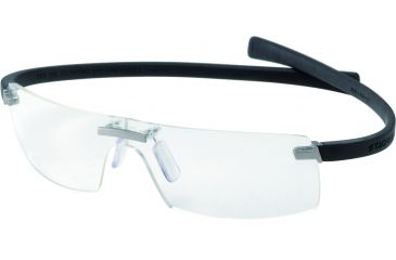 Image of Tag Heuer Panorama Wide Eyeglasses, Titanium Frame/Black Temples, Clear Lens 3520-001