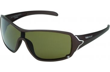 Image of Tag Heuer Racer Sunglasses, Sand Polished Frame/Brown Temples, Brown Precision Lens, Polarized 9201-202