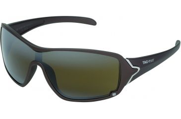 Image of Tag Heuer Racer Sunglasses, Sand Polished Frame/Brown Temples, High Mountain Lens, Polarized 9201-802