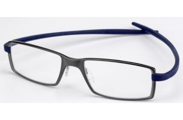 Image of Tag Heuer Reflex 2 Eyeglasses, Anthracite Ceramic Frame/Smart Blue Temples, Clear Lens 3702-019