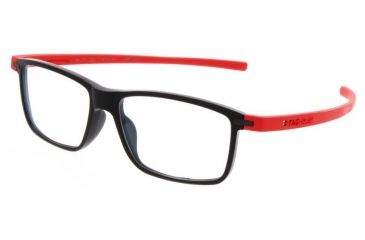 Image of Tag Heuer Reflex 3 Acetate 3951 Progressive Prescription Eyeglasses, Black Frame, 3951-004PR