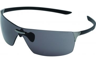 Image of Tag Heuer Squadra Sunglasses, Dark Frame/Black Black Temples, Grey Outdoor Lens 5502-103