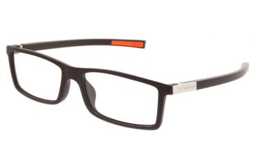 Image of Tag Heuer Urban 7 0512 Progressive Prescription Eyeglasses, Matte Brown Frame, 0512-012PR