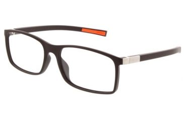 Image of Tag Heuer Urban 7 0517 Single Vision Prescription Eyeglasses, Matte Brown Frame, 0517-012SV