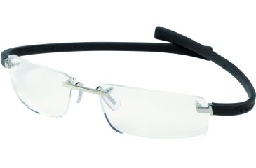 Image of Tag Heuer Wide Eyeglasses, Pure Frame/Black Temples, Clear Lens 5201-001