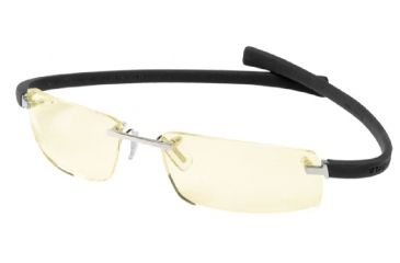 Image of Tag Heuer Wide Eyeglasses, Ruthenium Frame/Black Temples, Night Vision Lens 5201-099
