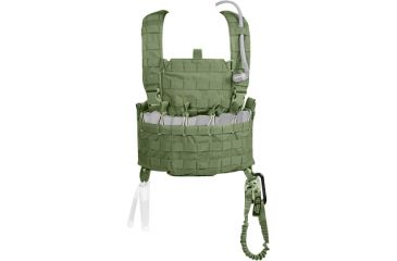 Image of Tactical Assault Gear Marine Gladiator Chest Rig w/ Bib - Ranger Green 813336