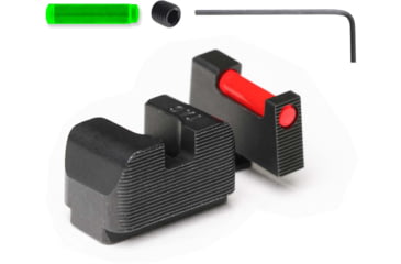 Image of Tag Precision Glock TSH OR 10MM/.45 ACP Pistol Sights Fiber Optic, 20, 21, 25, 29, 30, 31, 32, 37, 40, 41, Black, 003BE004PN