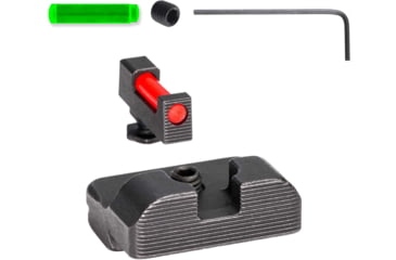 Image of Tag Precision Glock TSH TAC 9MM/.40 S&amp;W Pistol Sights Fiber Optic, 17/17L, 19/19X, 22, 23, 24, 26, 27, 33, 34, 35, 39, 45, 47, Black, 001BE001PN