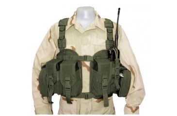 Image of Tactical Assault Gear Split Front Chest Rig - Ranger Green CR2P01RG