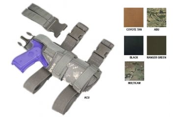 Image of Tactical Assault Gear Universal Drop Leg Holster, Right Hand, Multicam 812734