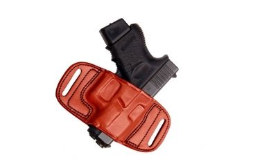 Image of Tagua Gunleather Anniversary Multifit - Quick Draw Belt Holster, S &amp; W J Frame - 2-1/8, Right Hand, Black, ANNI-MULTI-BH3-710