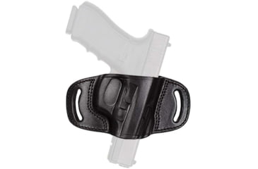 Image of Tagua Gunleather Quick Draw Leather Belt Holster, Glocks Full size 9mm and .40 Double Stack, Right Hand, Black, TXLOCKRQD300