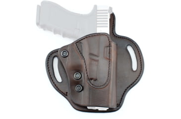 Image of Tagua Gunleather Quick Draw Leather OWB Holster, Most 9mm /.40 /.45 Sig P320/Springfield XDM Double Stack 5.5in, Right Hand, Brown, TX-LOCK-R-OT-507