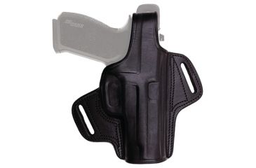 Image of Tagua Gunleather Thumb Break Leather Belt Holster For Springfield XDM Five Inch Right Hand Black