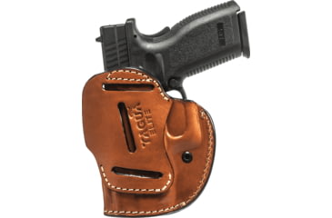 Image of Tagua Gunleather Elite 4-in-1 IWB/OWB Leather Holster, Most 1911s - 4in, Brown, TX-ELITE-IPH4-212